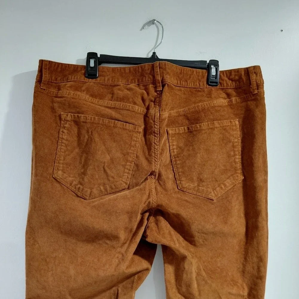 Old Navy Rockstar Super Skinny Corduroy Pants High Rise Brown Oolong Tea 20